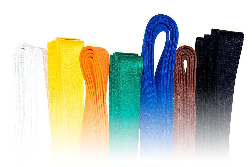 ceintures couleurs
